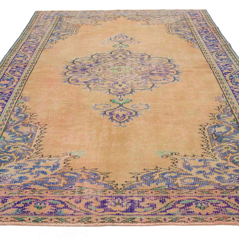Vintage Turkish Hand-Knotted Rug - 5' 8" x 9' 2" (68" x 110") - K0066270
