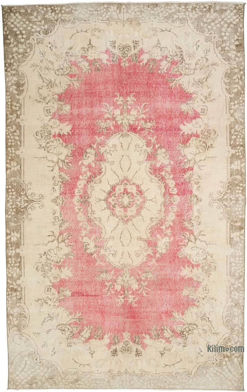 Vintage Turkish Hand-Knotted Rug - 6' 7" x 10' 5" (79" x 125") - K0066275