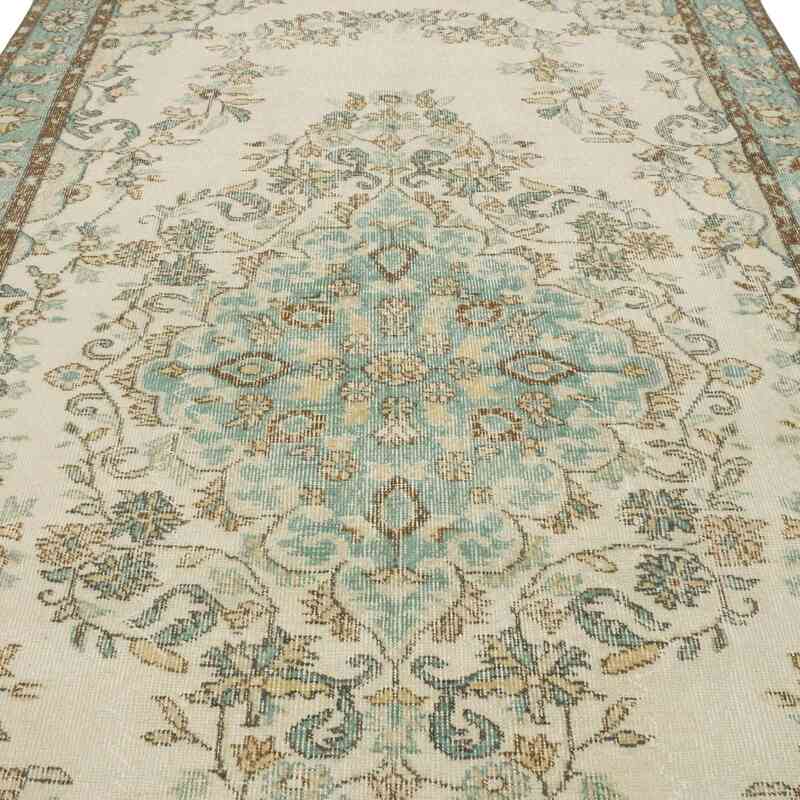 Alfombra Vintage Turca Anudada a Mano - 180 cm x 302 cm - K0066276