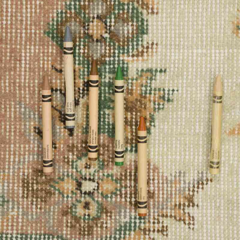 Alfombra Vintage Turca Anudada a Mano - 170 cm x 262 cm - K0066282