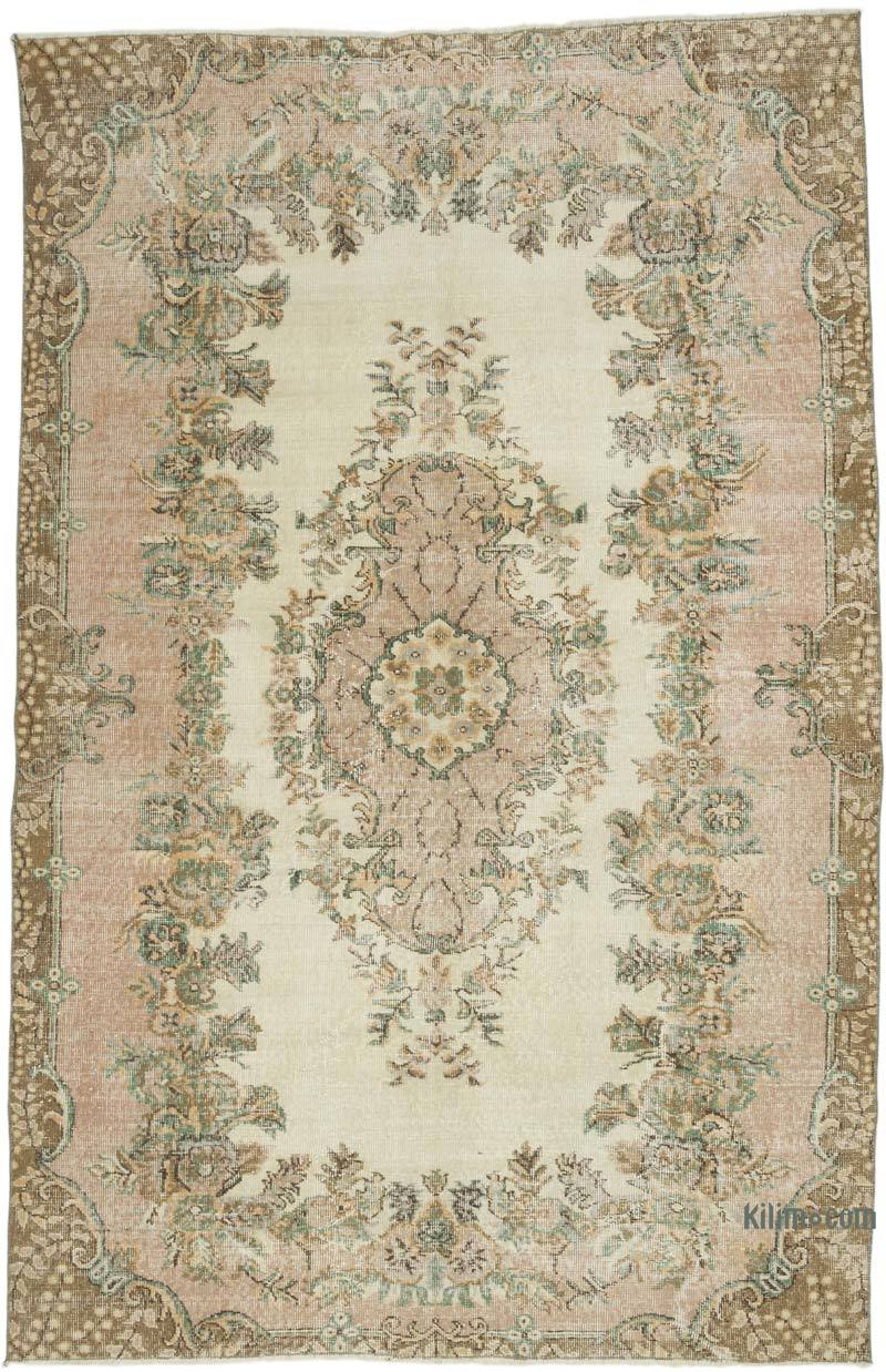 Alfombra Vintage Turca Anudada a Mano - 170 cm x 262 cm - K0066282