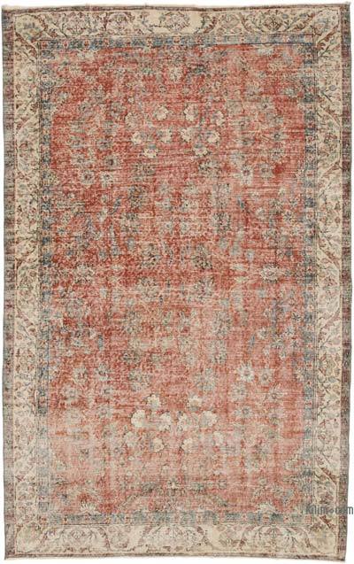 Vintage Turkish Hand-Knotted Rug - 5'  x 7' 10" (60 in. x 94 in.)