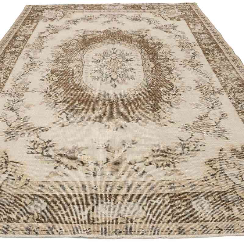 Alfombra Vintage Turca Anudada a Mano - 182 cm x 295 cm - K0066293