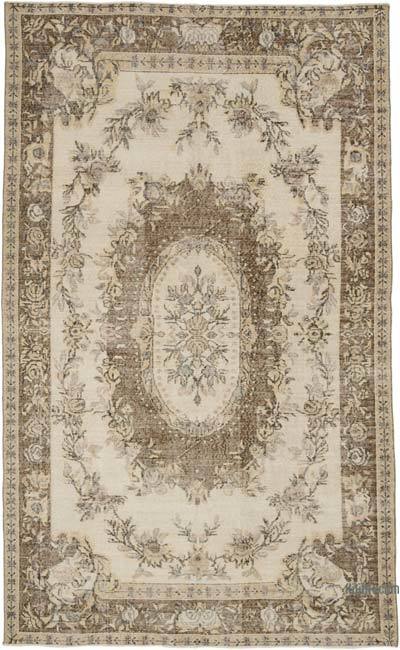 Alfombra Vintage Turca Anudada a Mano - 182 cm x 295 cm