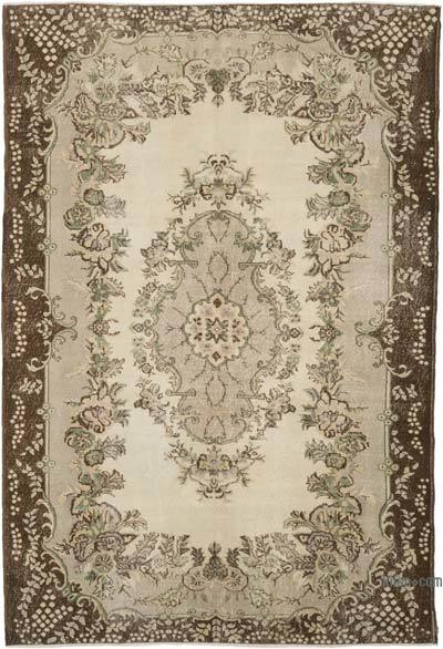 Alfombra Vintage Turca Anudada a Mano - 206 cm x 311 cm