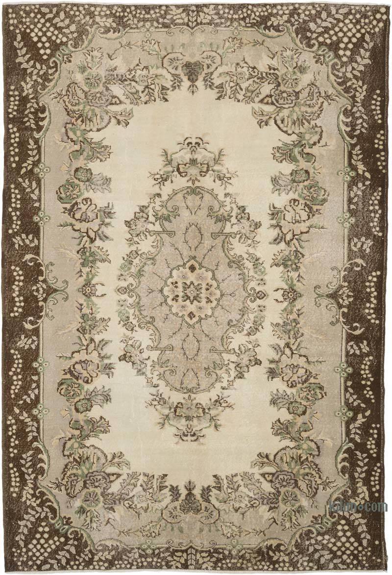Vintage Turkish Hand-Knotted Rug - 6' 9" x 10' 2" (81" x 122") - K0066299