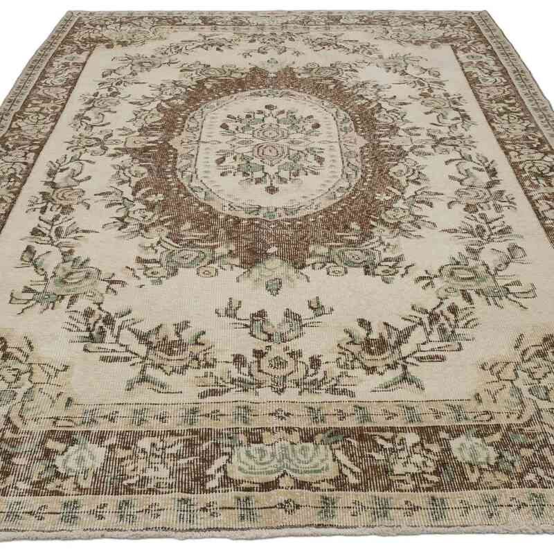 Vintage Turkish Hand-Knotted Rug - 5' 8" x 9' 2" (68" x 110") - K0066301