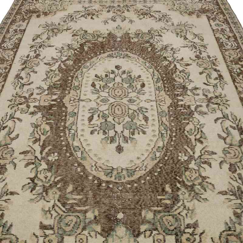 Vintage Turkish Hand-Knotted Rug - 5' 8" x 9' 2" (68" x 110") - K0066301