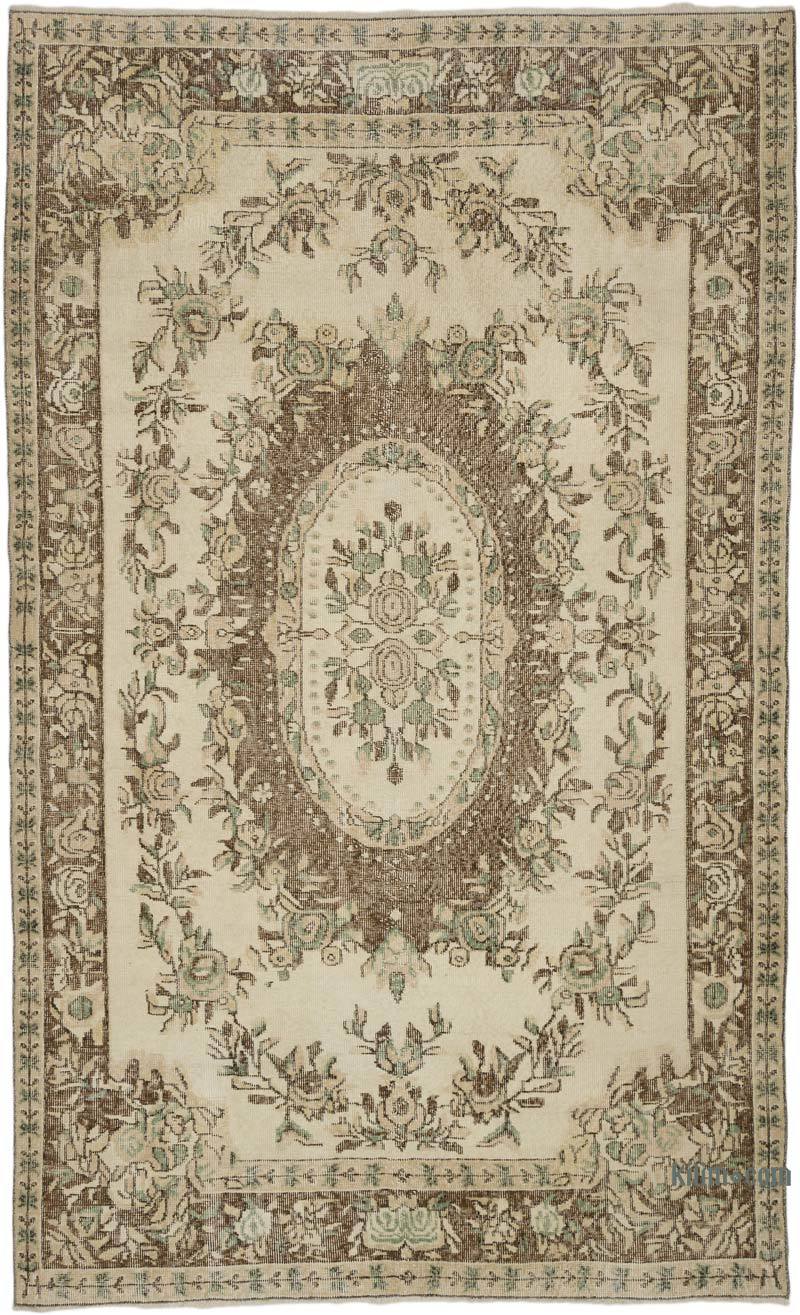 Vintage Turkish Hand-Knotted Rug - 5' 8" x 9' 2" (68" x 110") - K0066301