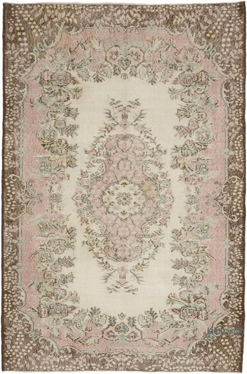 Alfombra Vintage Turca Anudada a Mano - 180 cm x 270 cm - K0066303