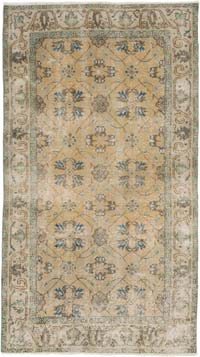 El Dokuma Vintage Halı - 115 cm x 215 cm
