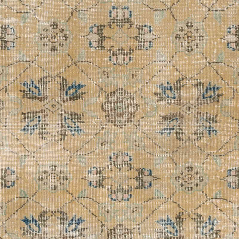 El Dokuma Vintage Halı - 115 cm x 215 cm - K0066324