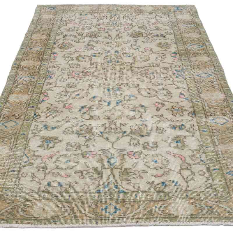 Vintage Turkish Hand-Knotted Rug - 3' 7" x 6' 10" (43 in. x 82 in.) - K0066326