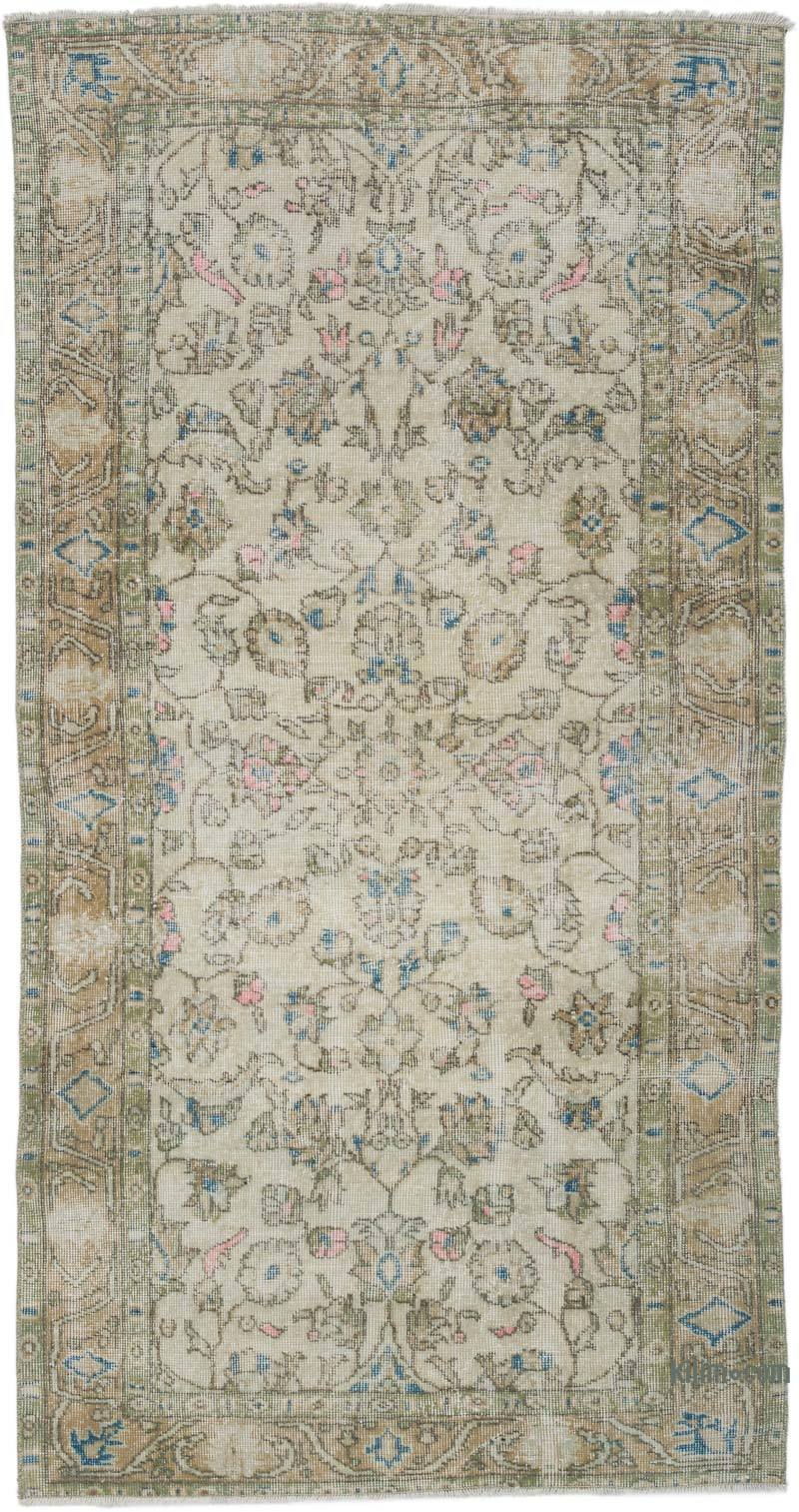 Vintage Turkish Hand-Knotted Rug - 3' 7" x 6' 10" (43 in. x 82 in.) - K0066326