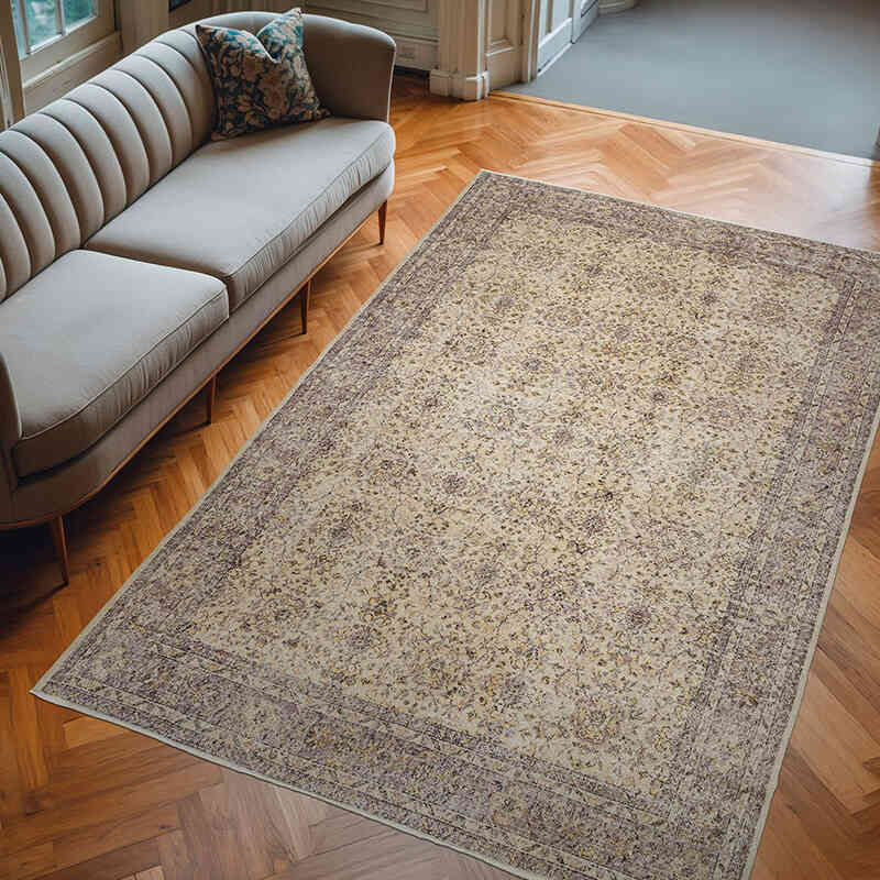 Vintage Turkish Hand-Knotted Rug - 6' 6" x 9' 10" (78" x 118") - K0066331
