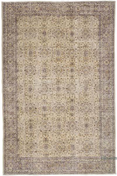Vintage Turkish Hand-Knotted Rug - 6' 6" x 9' 10" (78" x 118")