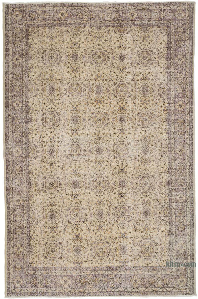 Vintage Turkish Hand-Knotted Rug - 6' 6" x 9' 10" (78" x 118") - K0066331