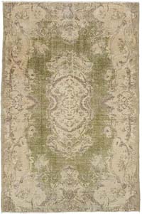 Vintage Turkish Hand-Knotted Rug - 6' 9