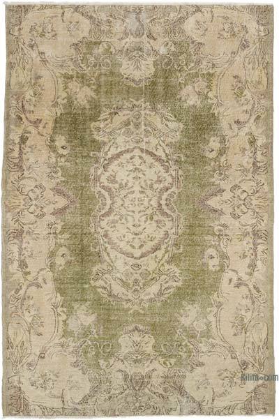 Alfombra Vintage Turca Anudada a Mano - 195 cm x 295 cm