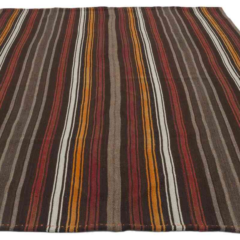 Vintage Anatolian Kilim Rug - 5' 7" x 7' 8" (67" x 92") - K0066352