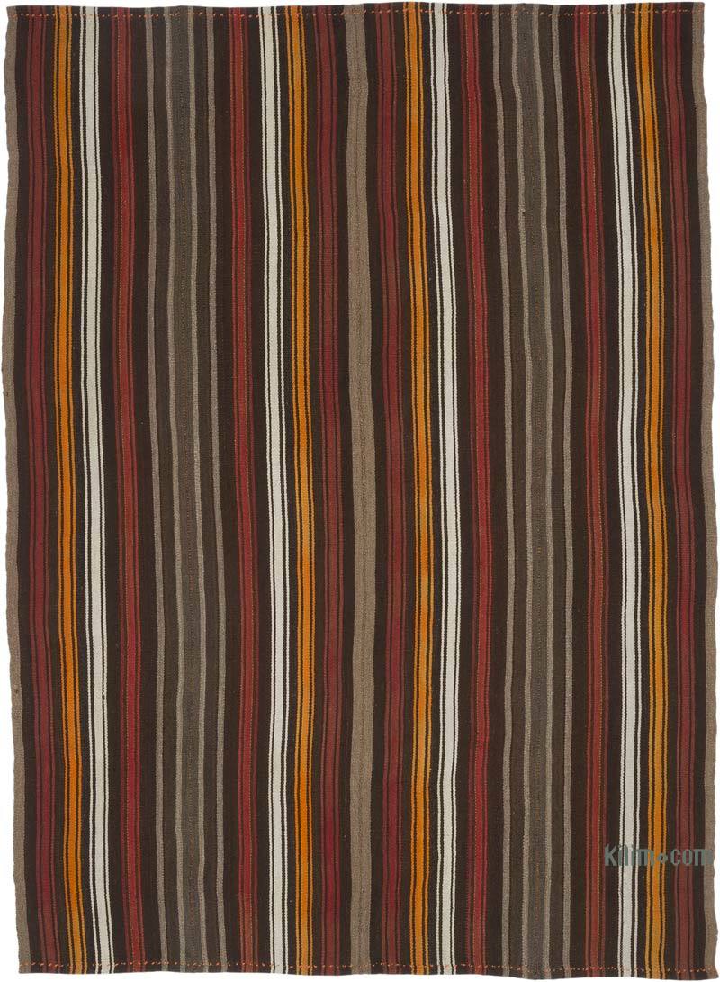 Vintage Anatolian Kilim Rug - 5' 7" x 7' 8" (67" x 92") - K0066352