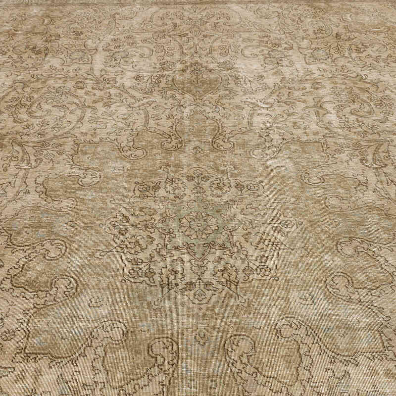 Vintage Hand-Knotted Oriental Rug - 9' 4" x 12' 6" (112" x 150") - K0066409
