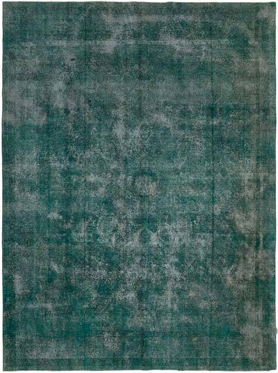 Over-dyed Vintage Hand-Knotted Oriental Rug - 10' 2" x 13' 3" (122 in. x 159 in.)