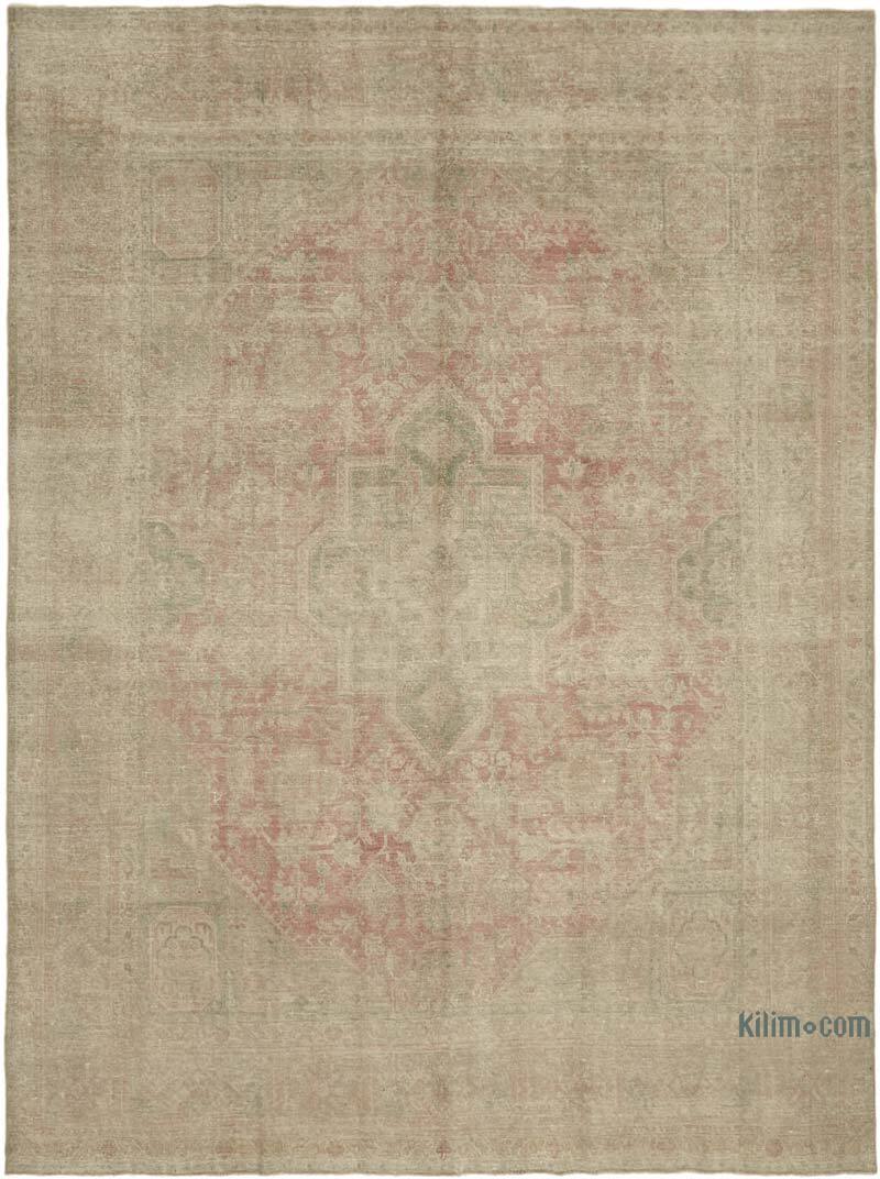 El Dokuma Vintage Halı - 296 cm x 387 cm - K0066414