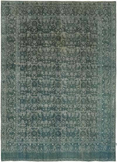 Over-dyed Vintage Hand-Knotted Oriental Rug - 9' 6" x 12' 10" (114 in. x 154 in.)