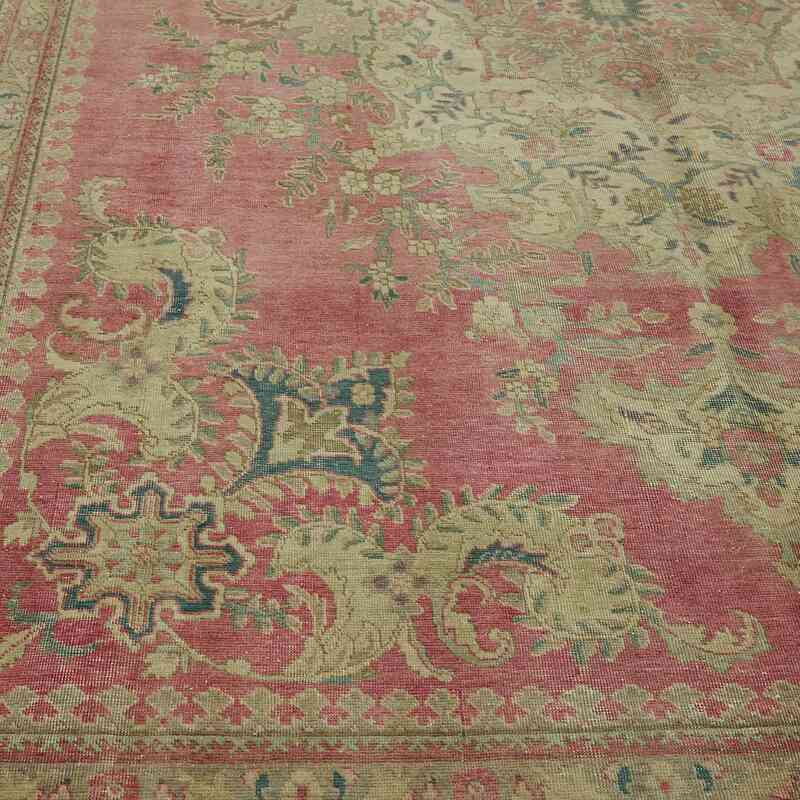 El Dokuma Vintage Halı - 298 cm x 393 cm - K0066425