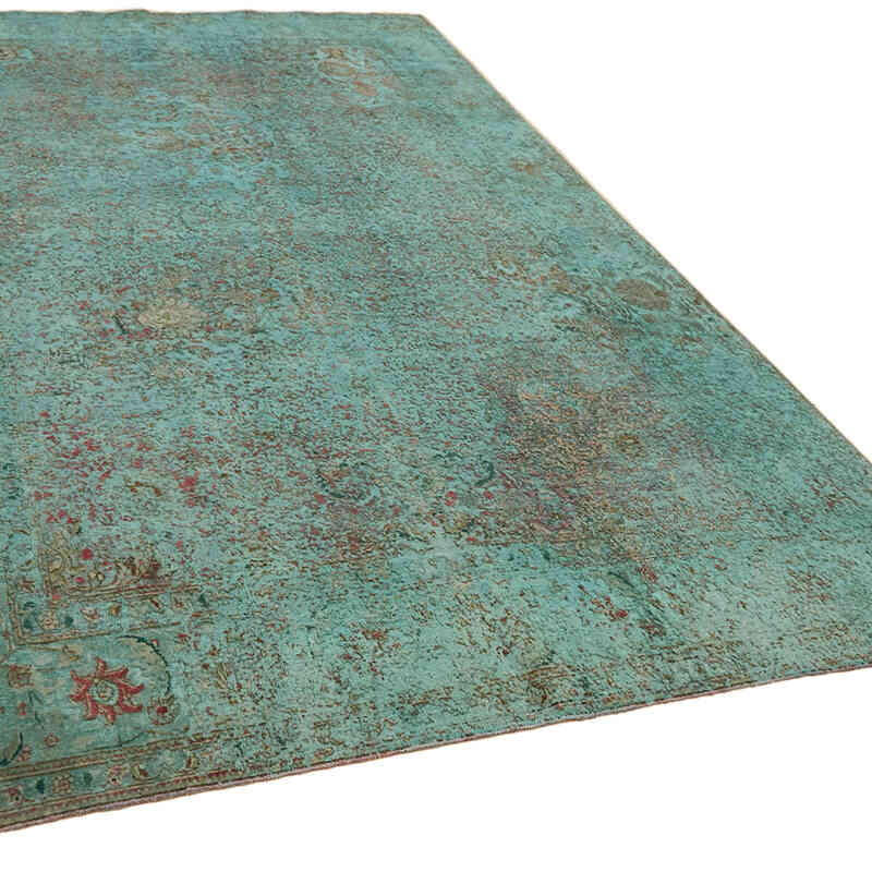 Boyalı El Dokuma Vintage Halı - 240 cm x 356 cm - K0066446