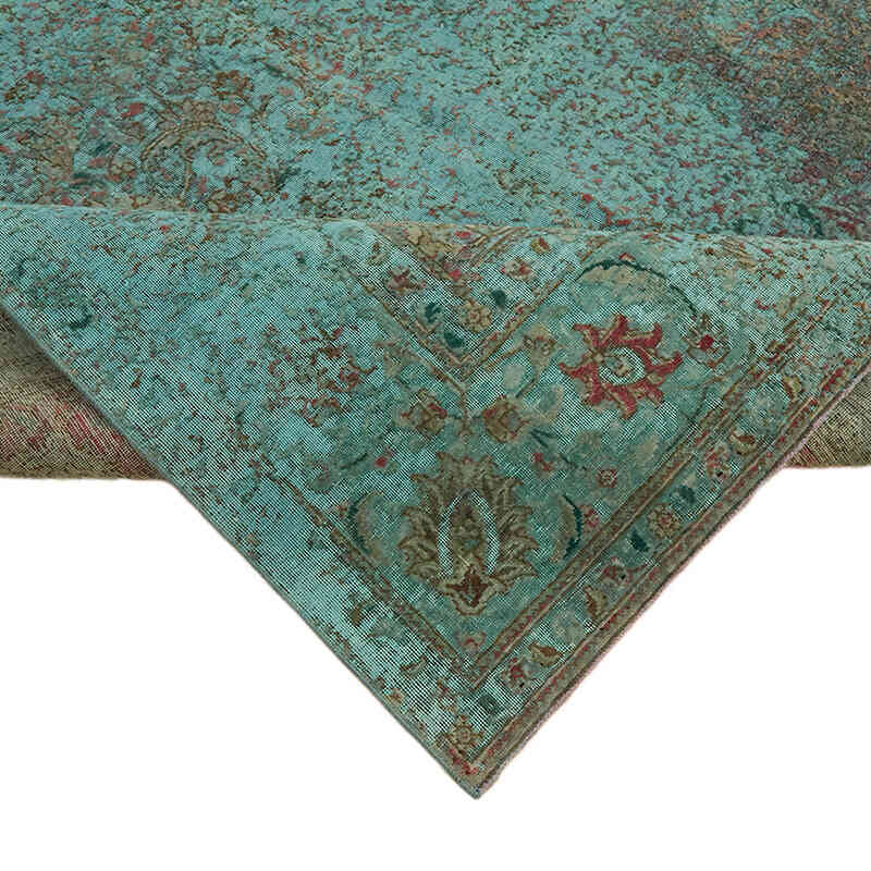 Boyalı El Dokuma Vintage Halı - 240 cm x 356 cm - K0066446