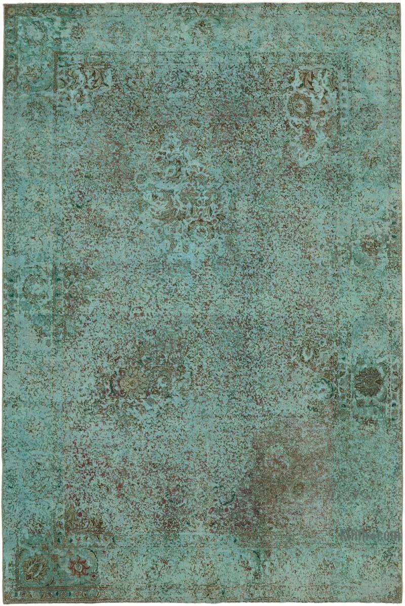 Boyalı El Dokuma Vintage Halı - 240 cm x 356 cm - K0066446