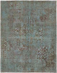 Boyalı El Dokuma Vintage Halı - 294 cm x 380 cm