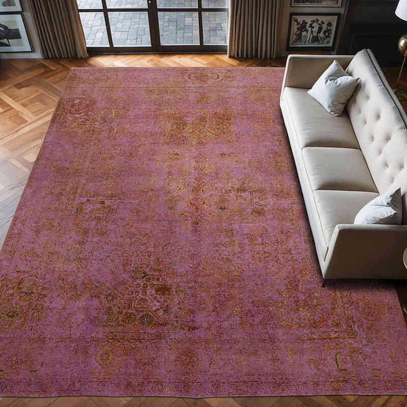 Alfombra Turca Vintage Sobre-teñida  - 290 cm x 389 cm - K0066453