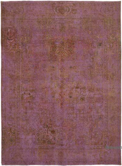 Over-dyed Vintage Hand-Knotted Oriental Rug - 9' 6" x 12' 9" (114 in. x 153 in.)