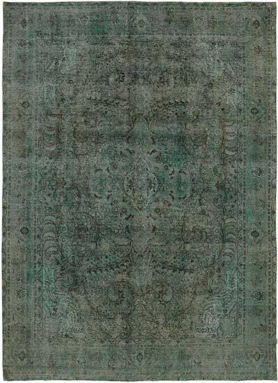 Over-dyed Vintage Hand-Knotted Oriental Rug - 9' 9" x 13' 3" (117 in. x 159 in.)