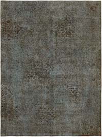 Boyalı El Dokuma Vintage Halı - 294 cm x 378 cm