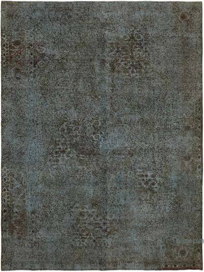 Over-dyed Vintage Hand-Knotted Oriental Rug - 9' 8" x 12' 5" (116 in. x 149 in.)