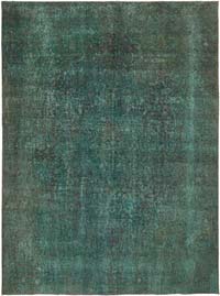 Boyalı El Dokuma Vintage Halı - 300 cm x 395 cm
