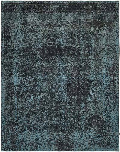 Over-dyed Vintage Hand-Knotted Oriental Rug - 9' 8" x 12' 1" (116 in. x 145 in.)