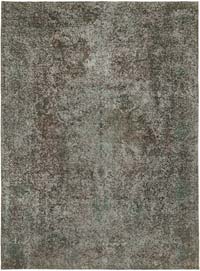 Boyalı El Dokuma Vintage Halı - 294 cm x 387 cm