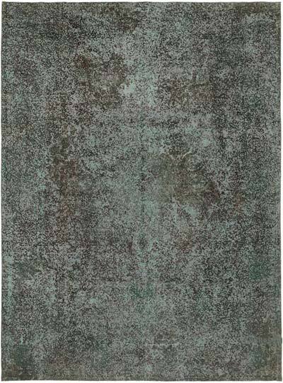Over-dyed Vintage Hand-Knotted Oriental Rug - 9' 8" x 12' 8" (116 in. x 152 in.)