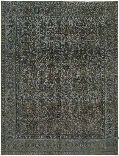 Over-dyed Vintage Hand-Knotted Oriental Rug - 9' 11" x 12' 6" (119 in. x 150 in.)