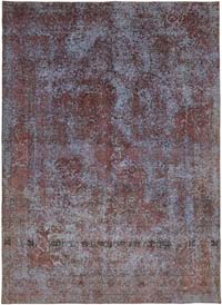 Over-dyed Vintage Hand-Knotted Oriental Rug - 9' 7" x 12' 10" (115" x 154")