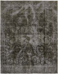 Boyalı El Dokuma Vintage Halı - 291 cm x 364 cm