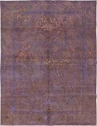 Alfombra Turca Vintage Sobre-teñida  - 300 cm x 388 cm