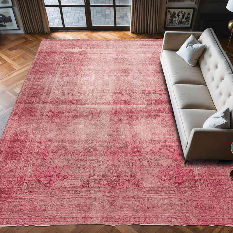 Boyalı El Dokuma Vintage Halı - 300 cm x 382 cm - K0066486
