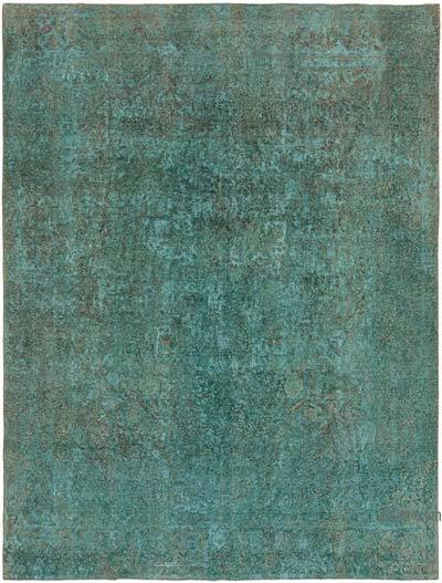Over-dyed Vintage Hand-Knotted Oriental Rug - 9' 10" x 12' 8" (118 in. x 152 in.)