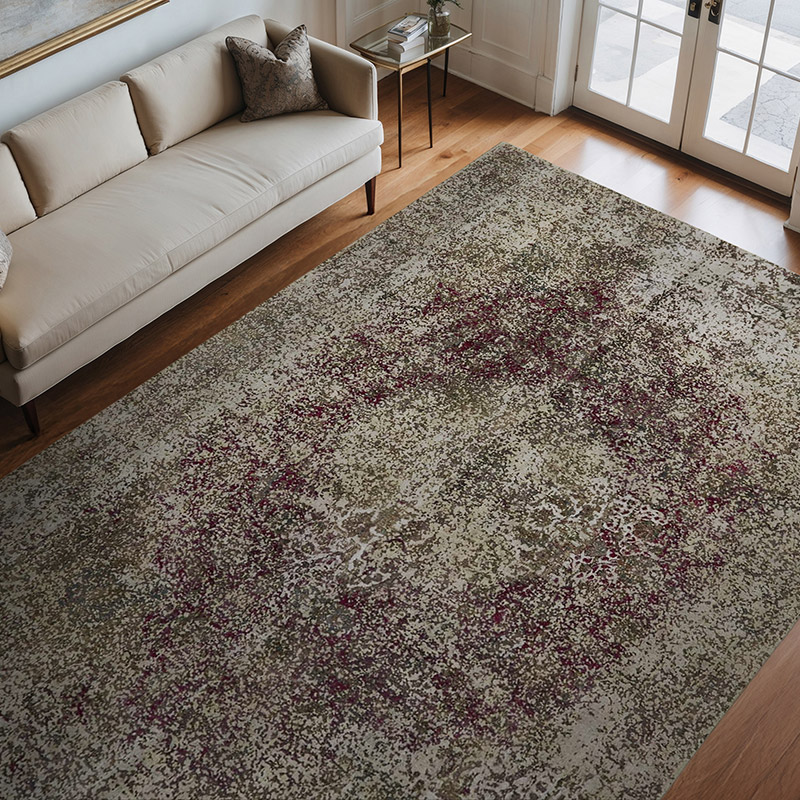 Over-dyed Vintage Hand-Knotted Oriental Rug - 7' 9" x 10' 10" (93" x 130") - K0066490